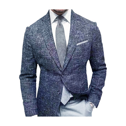 Men's Lightweight Plaid Blazer | Slim Fit, Formal