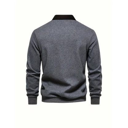 Men’s Casual Long Sleeve Polo Shirt | Designer, Smart-Casual
