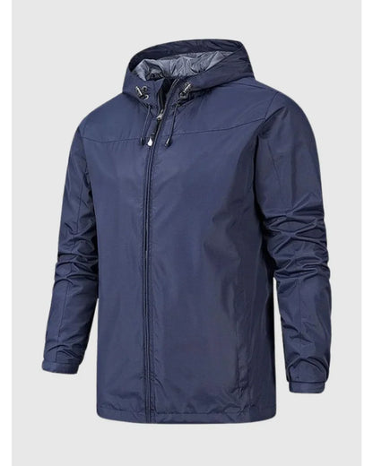Men's Waterproof Jacket | Lightweight Raincoat Hood