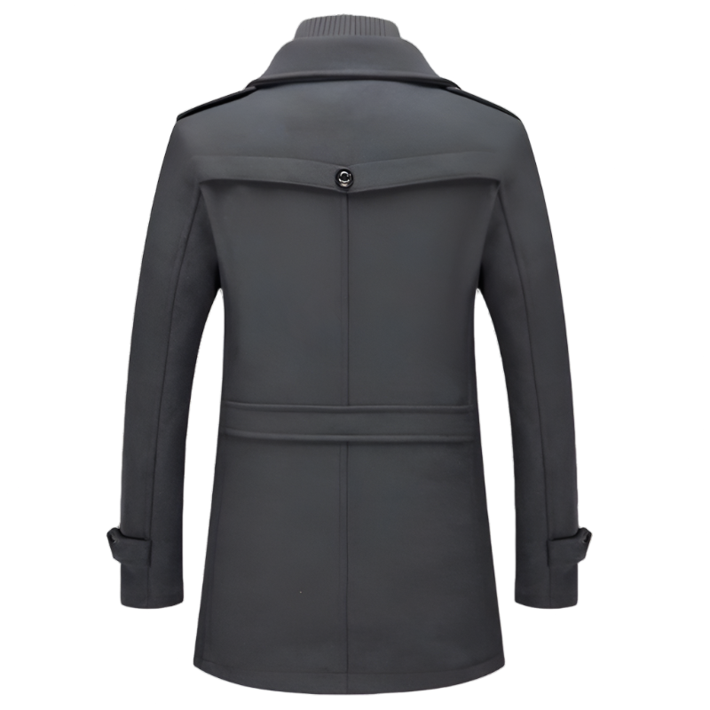 Men’s Winter Wool Coat | Long Warm Overcoat