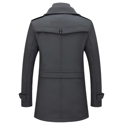 Men’s Winter Wool Coat | Long Warm Overcoat