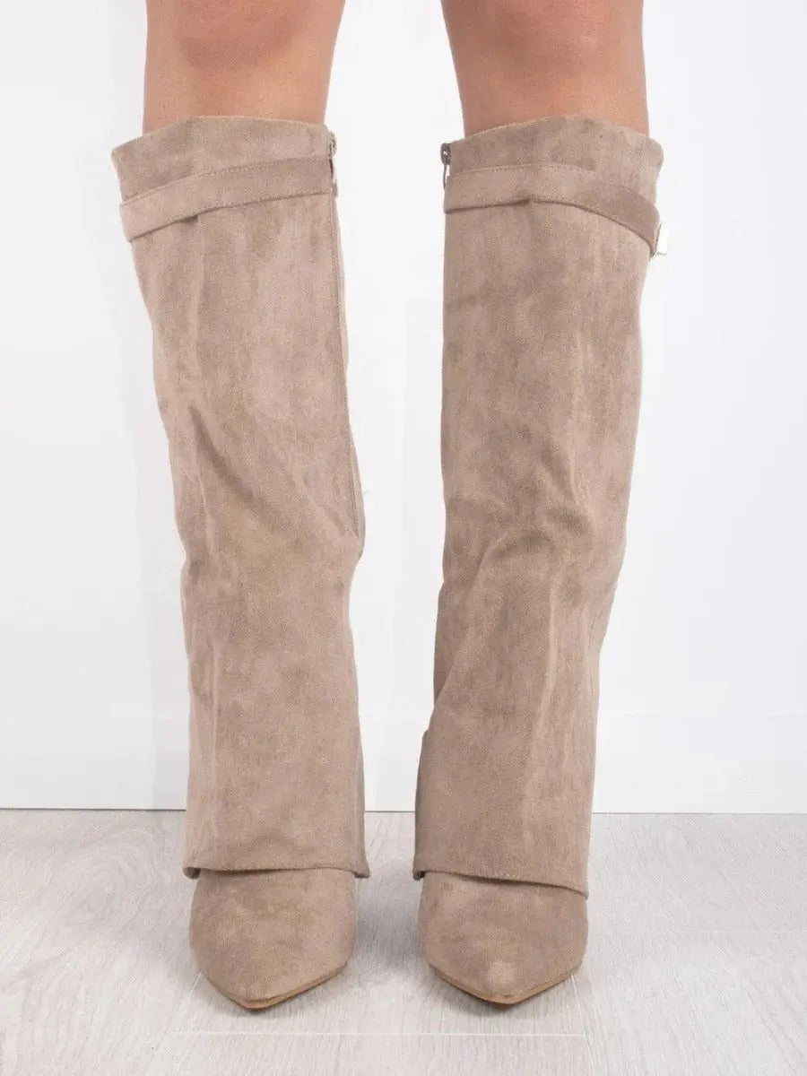 Women’s Knee High Wedge Boots | Heeled, Closed Toe