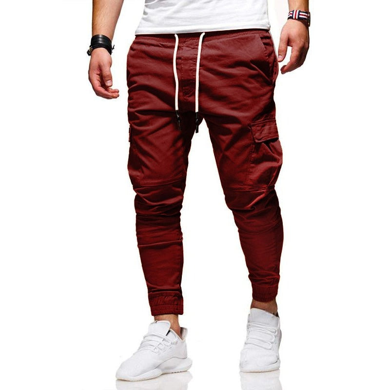 Men’s Cargo Jogger Pants | Slim Fit, Drawstring Waist