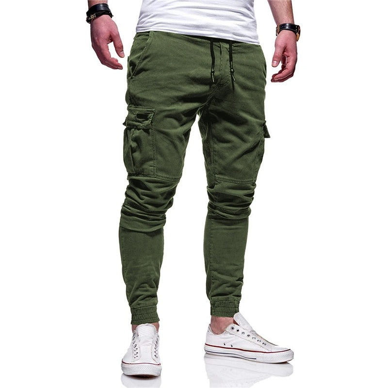 Men’s Cargo Jogger Pants | Slim Fit, Drawstring Waist