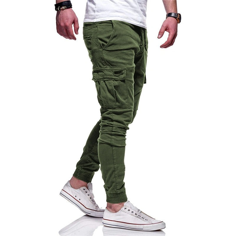 Men’s Cargo Jogger Pants | Slim Fit, Drawstring Waist