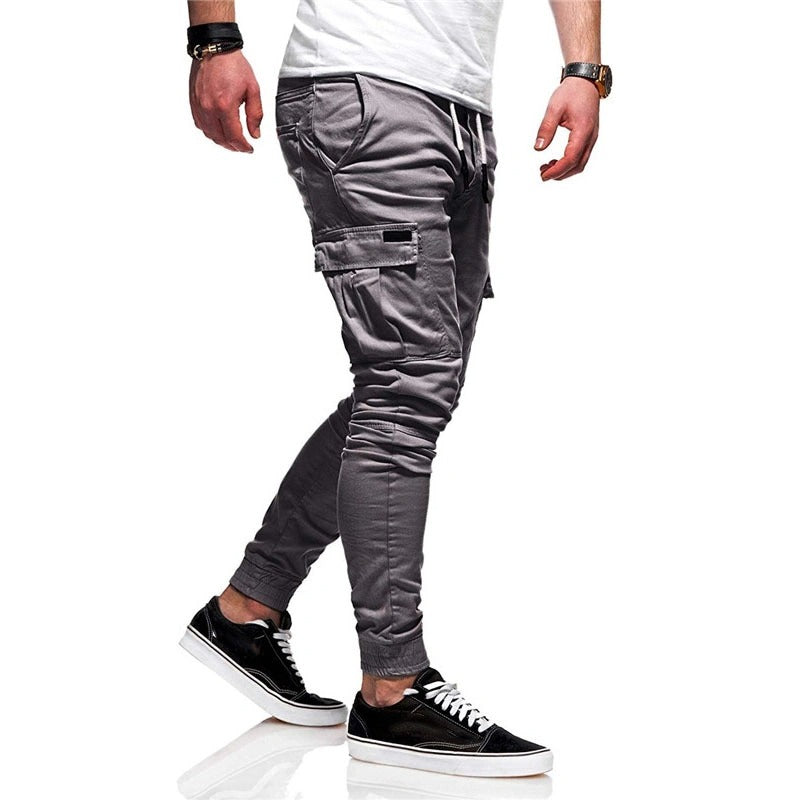 Men’s Cargo Jogger Pants | Slim Fit, Drawstring Waist