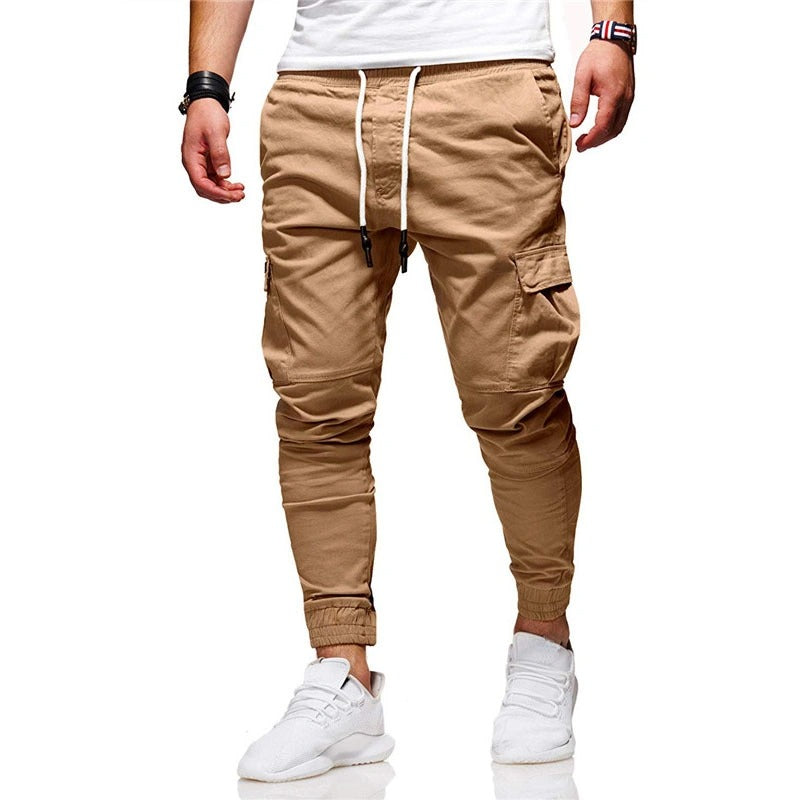 Men’s Cargo Jogger Pants | Slim Fit, Drawstring Waist