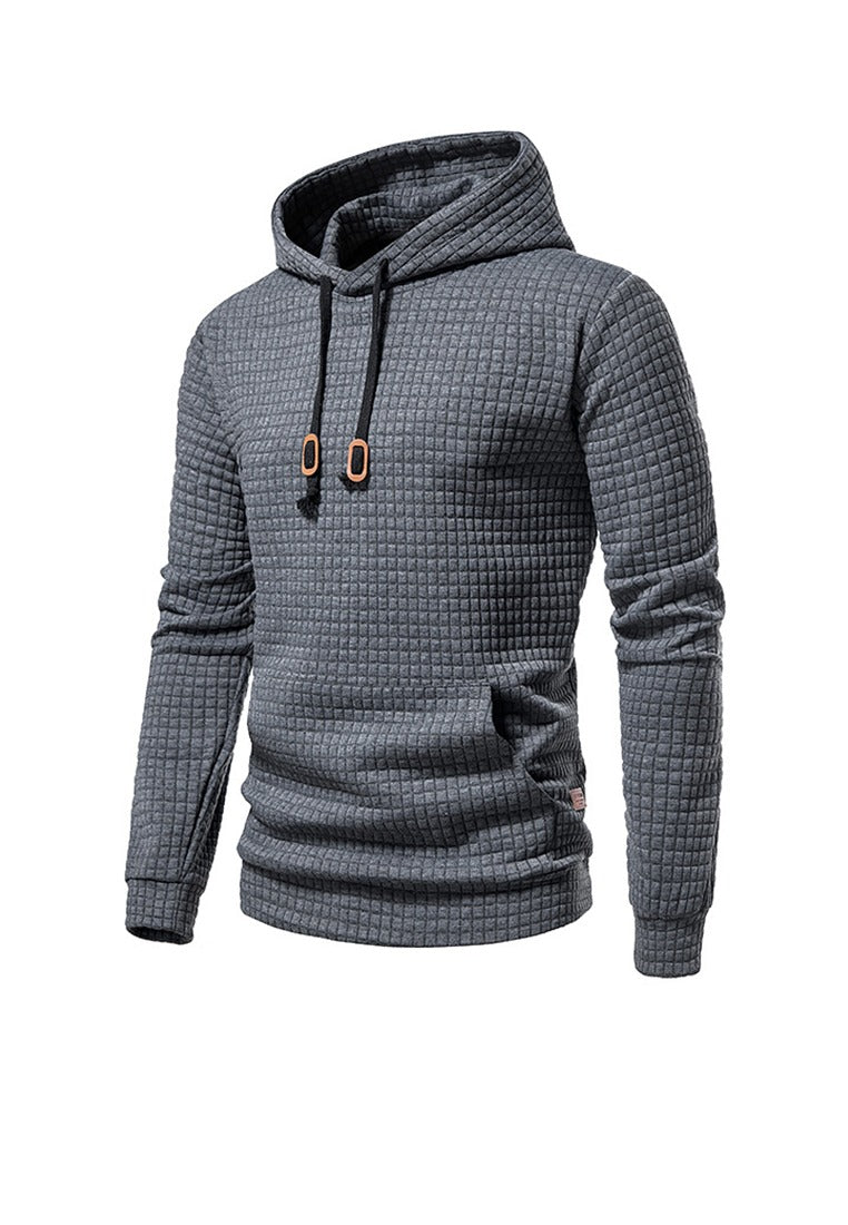 Men’s Knitted Hoodie Sweater | Long Sleeve, Pullover