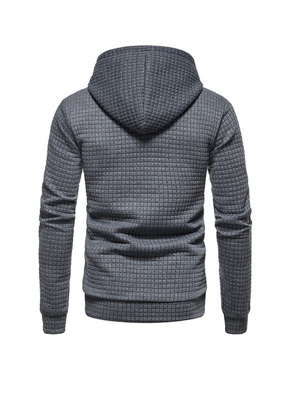 Men’s Knitted Hoodie Sweater | Long Sleeve, Pullover