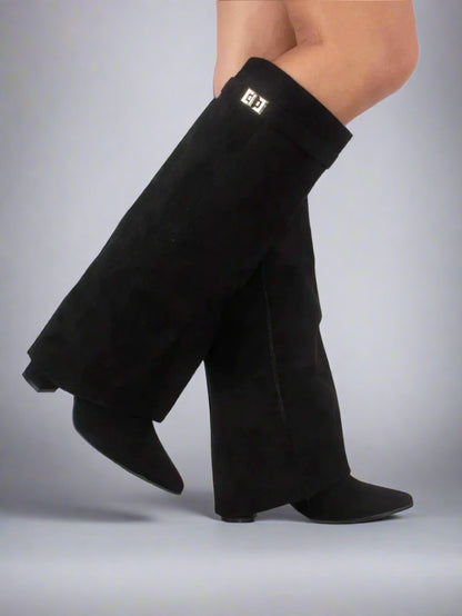 Women’s Knee High Wedge Boots | Heeled, Closed Toe