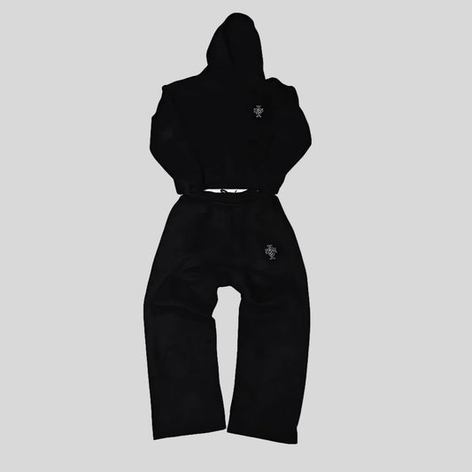 Men’s Oversized Relaxed Fit Tracksuit Baggy Wide Leg