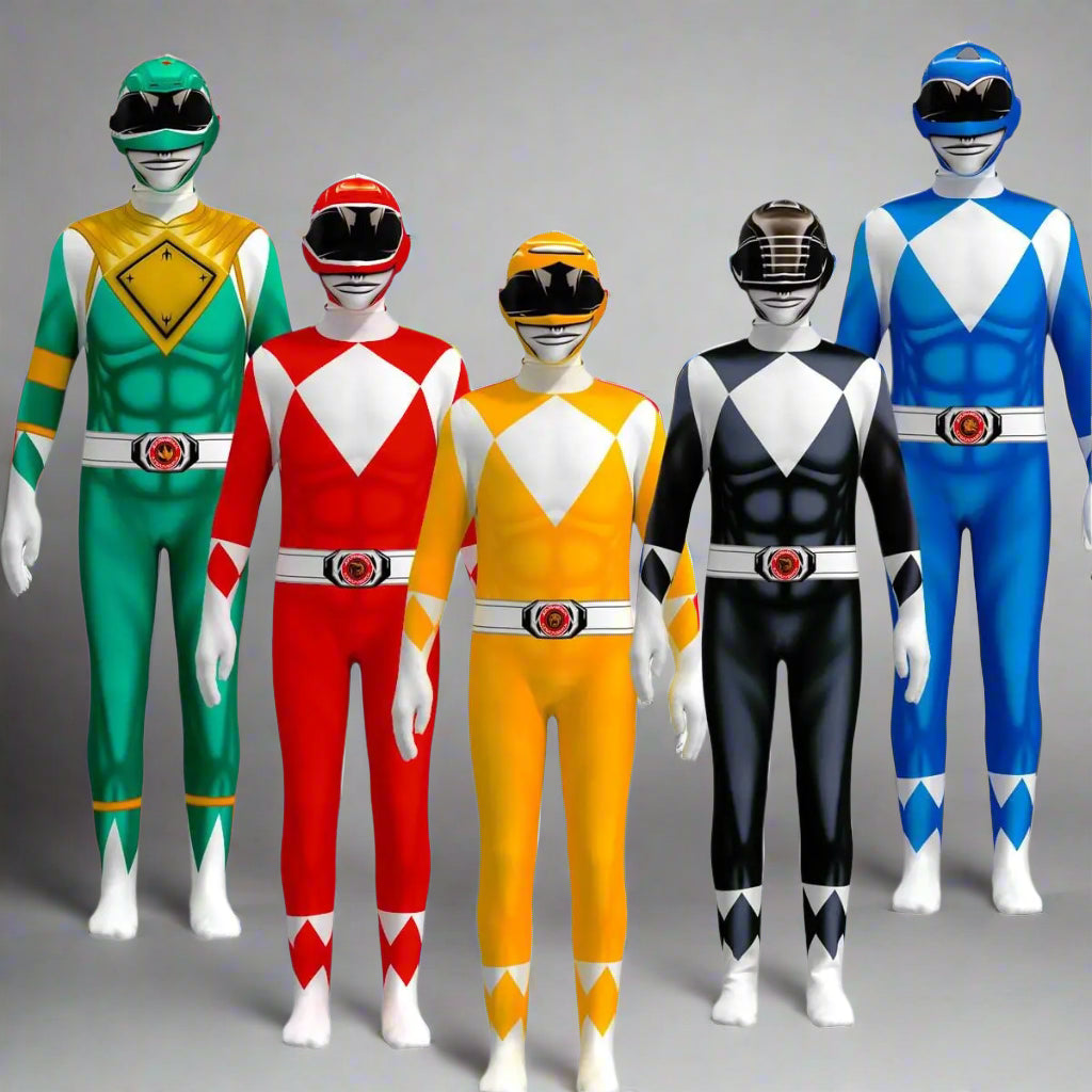 Kid Ranger Halloween Costume Jumpsuit | Superhero Cosplay - Image 7