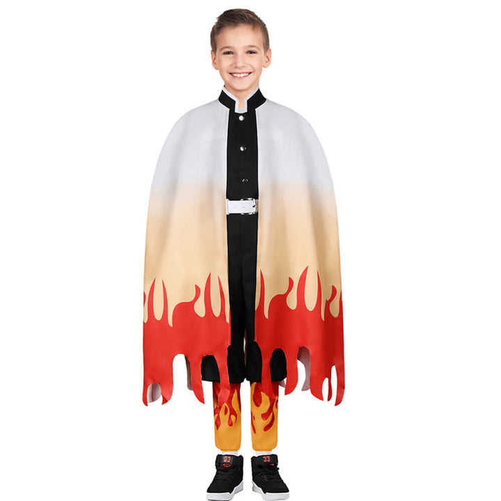 Halloween Costume Kids Anime Kimono Cloak