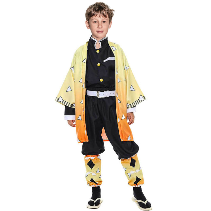 Halloween Costume Kids Anime Kimono Cloak