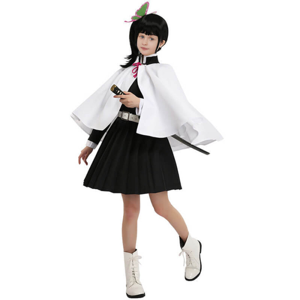 Halloween Costume Kids Anime Kimono Cloak
