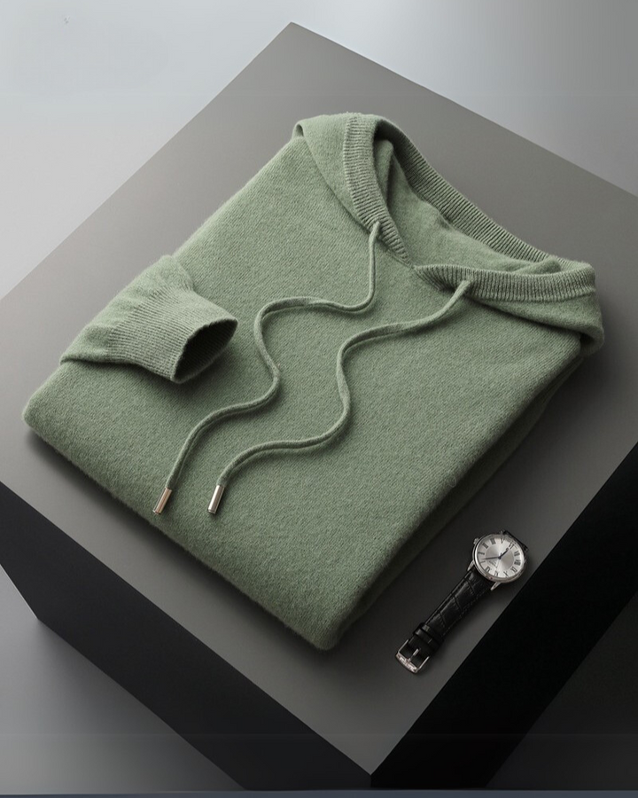 100% Cashmere Hoodie - Old Money