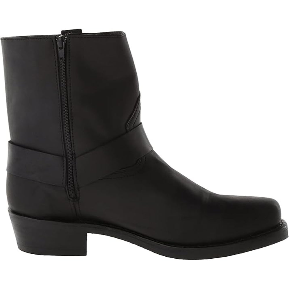 Men’s Leather Cowboy Boots | Western Harness, Biker Style