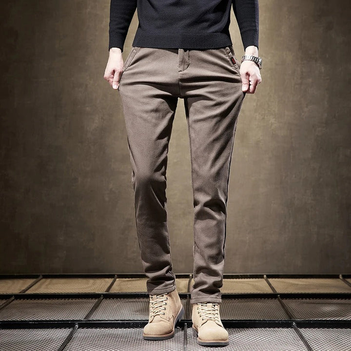 Men’s Warm Work Trousers | Winter Joggers Fleece-Lined