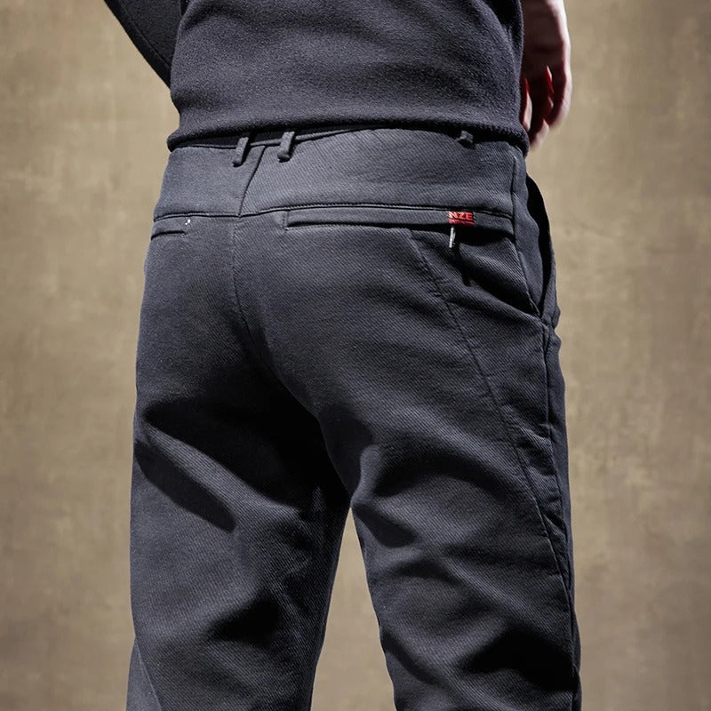 Men’s Warm Work Trousers | Winter Joggers Fleece-Lined