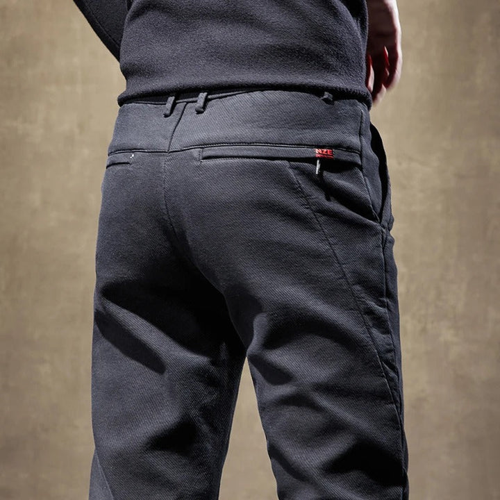 Men’s Warm Work Trousers | Winter Joggers Fleece-Lined