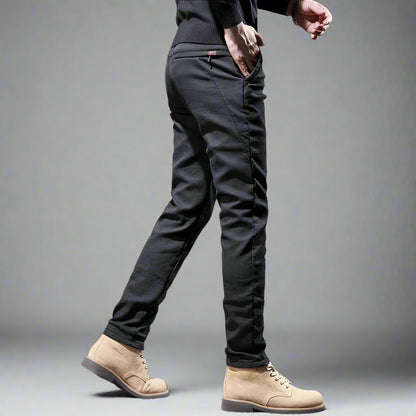 Men’s Warm Work Trousers | Winter Joggers Fleece-Lined