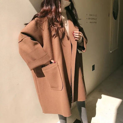 Women’s Oversized Spring Coat | Lightweight Long Trench
