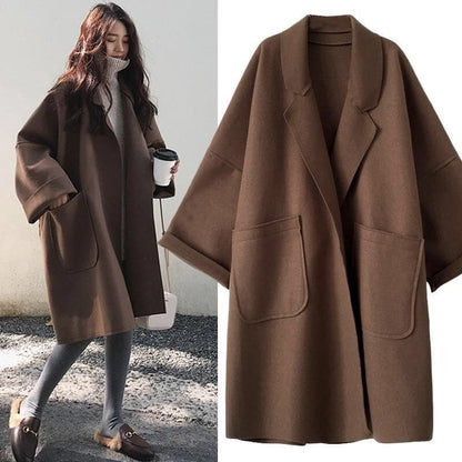 Women’s Oversized Spring Coat | Lightweight Long Trench