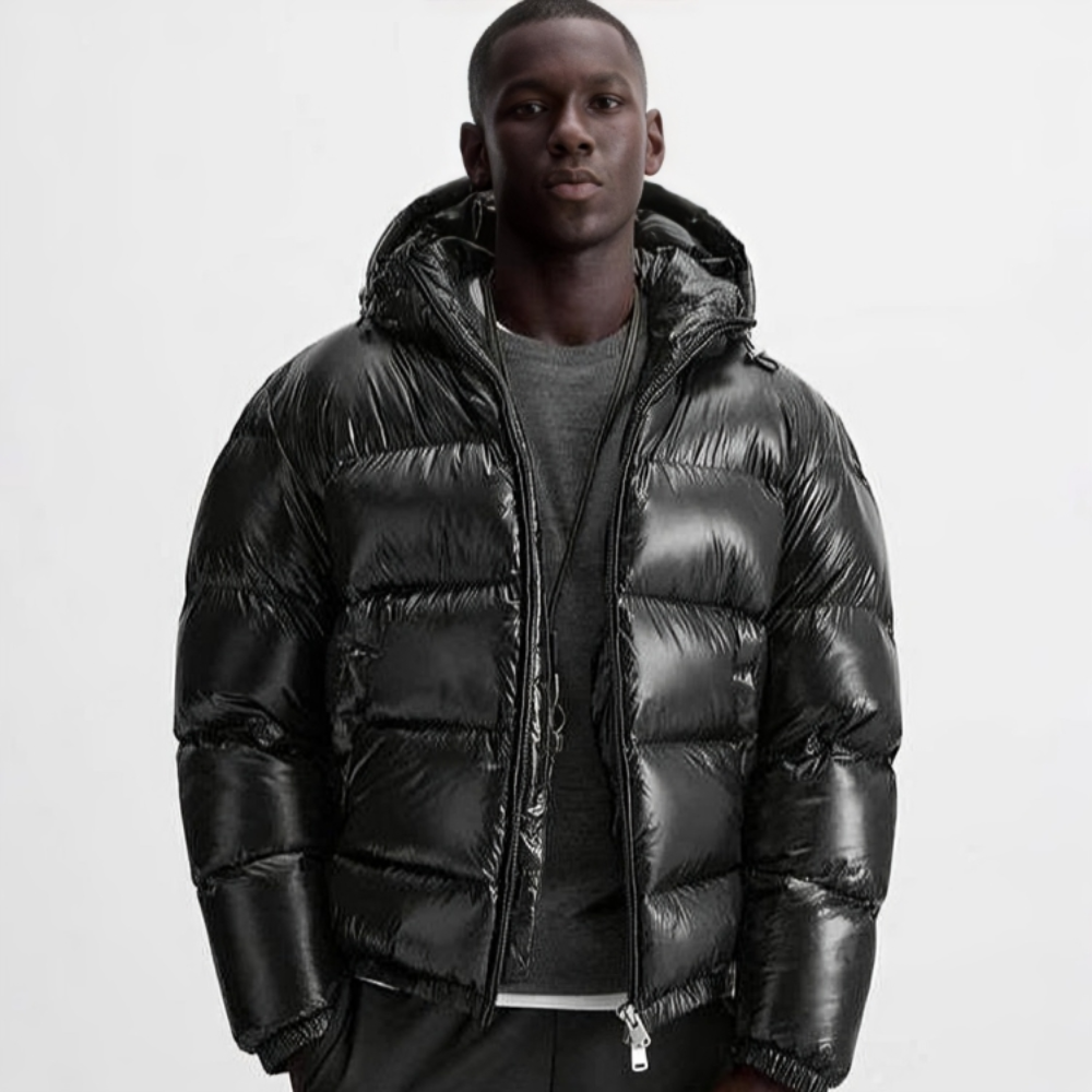Men’s Oversized Puffer Jacket Warm Windproof