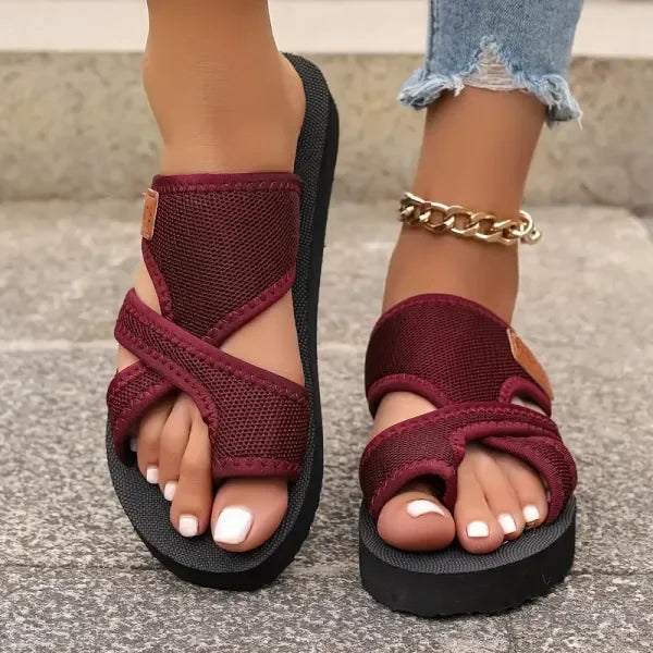 Women’s Orthopedic Slip On Sandals | Arch Support Walking
