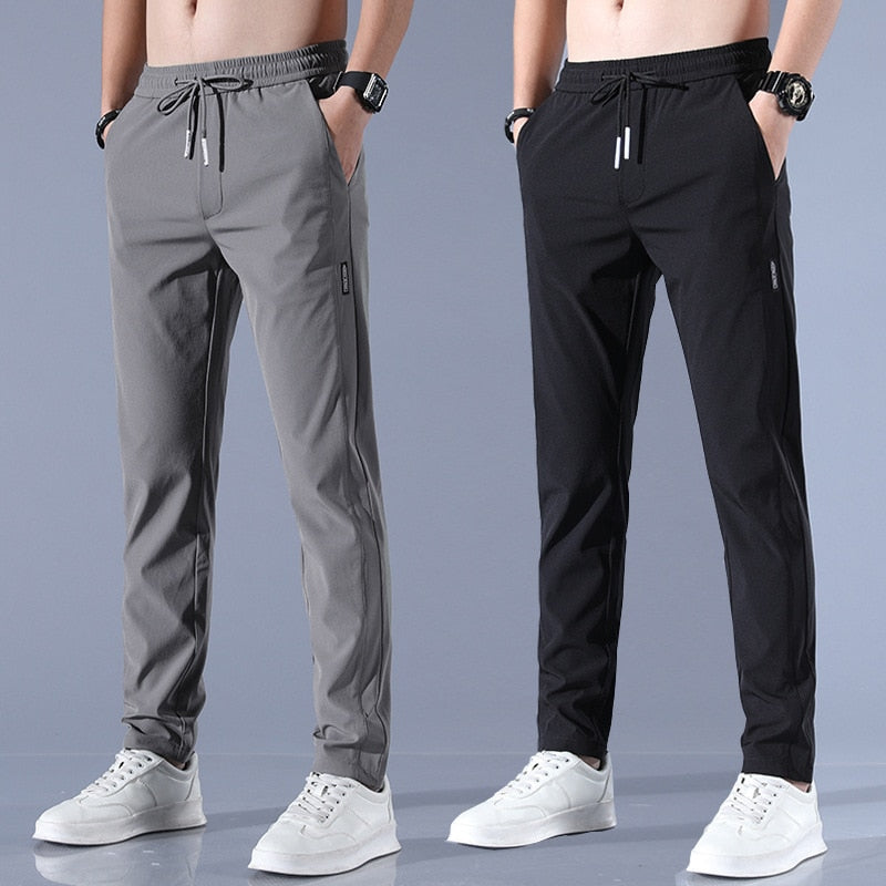 Men's Running Trousers | Lightweight Gym Pants With Zip Pockets