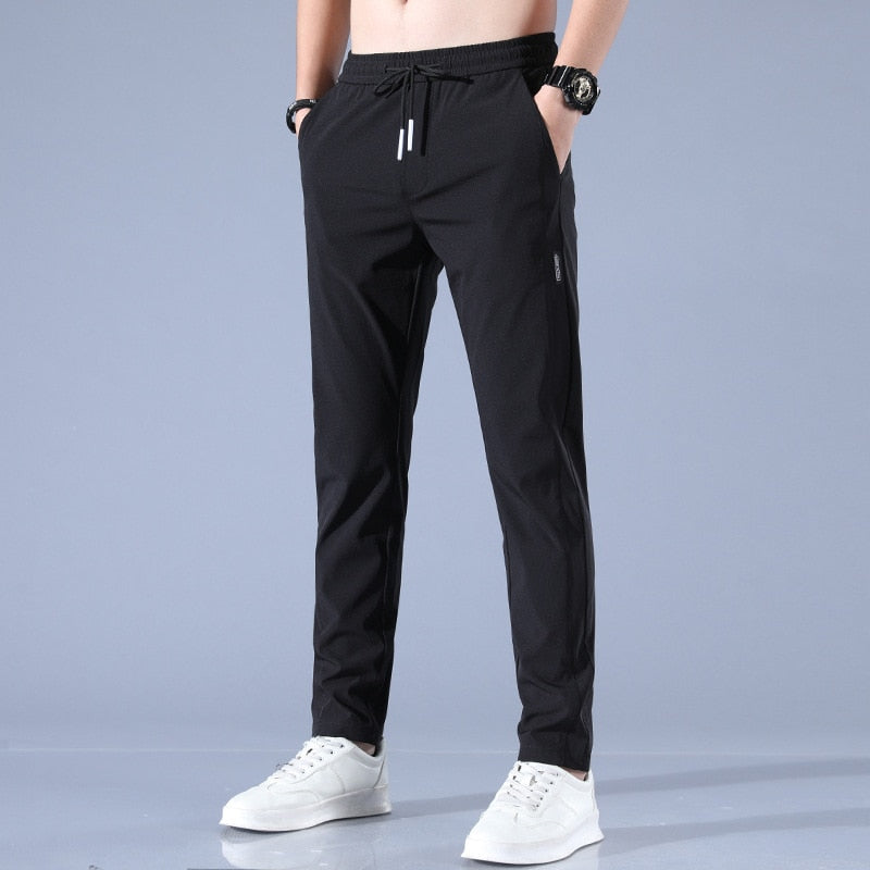Men's Running Trousers | Lightweight Gym Pants With Zip Pockets