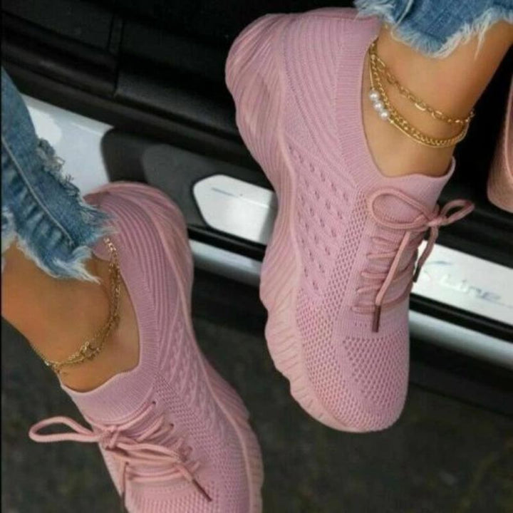 Women Lightweight Walking Sport Shoes | Breathable Trainers, Slip On