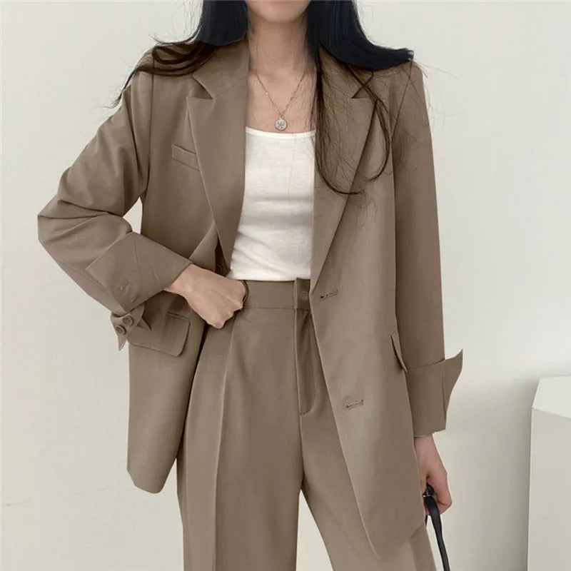 Women's Oversized Suit Set | Blazer and Trouser Co Ord