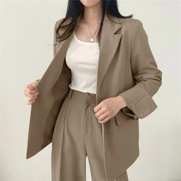 Women's Oversized Suit Set | Blazer and Trouser Co Ord