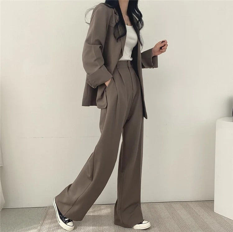 Women's Oversized Suit Set | Blazer and Trouser Co Ord