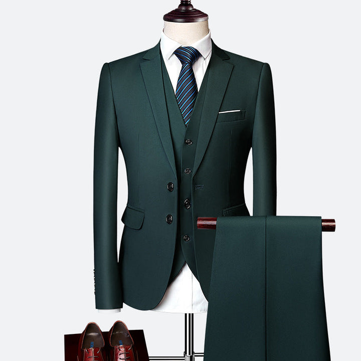Men's Formal Suit Set | Blazer Vest and Trousers