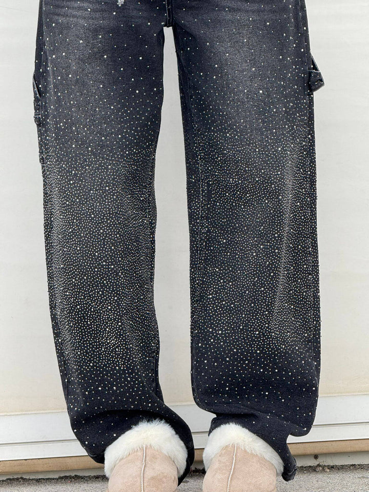Women's Cargo Baggy Jeans | Wide Leg, High Waisted