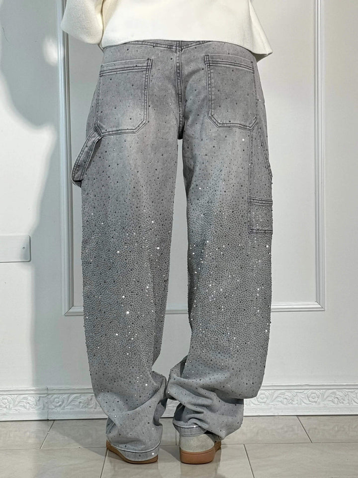 Women's Cargo Baggy Jeans | Wide Leg, High Waisted