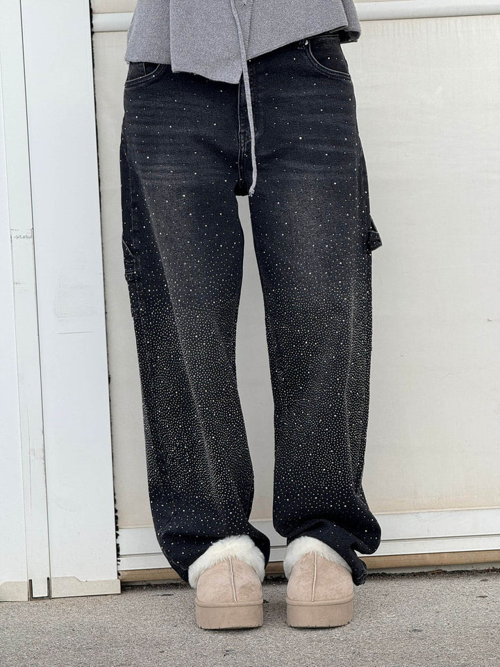 Women's Cargo Baggy Jeans | Wide Leg, High Waisted