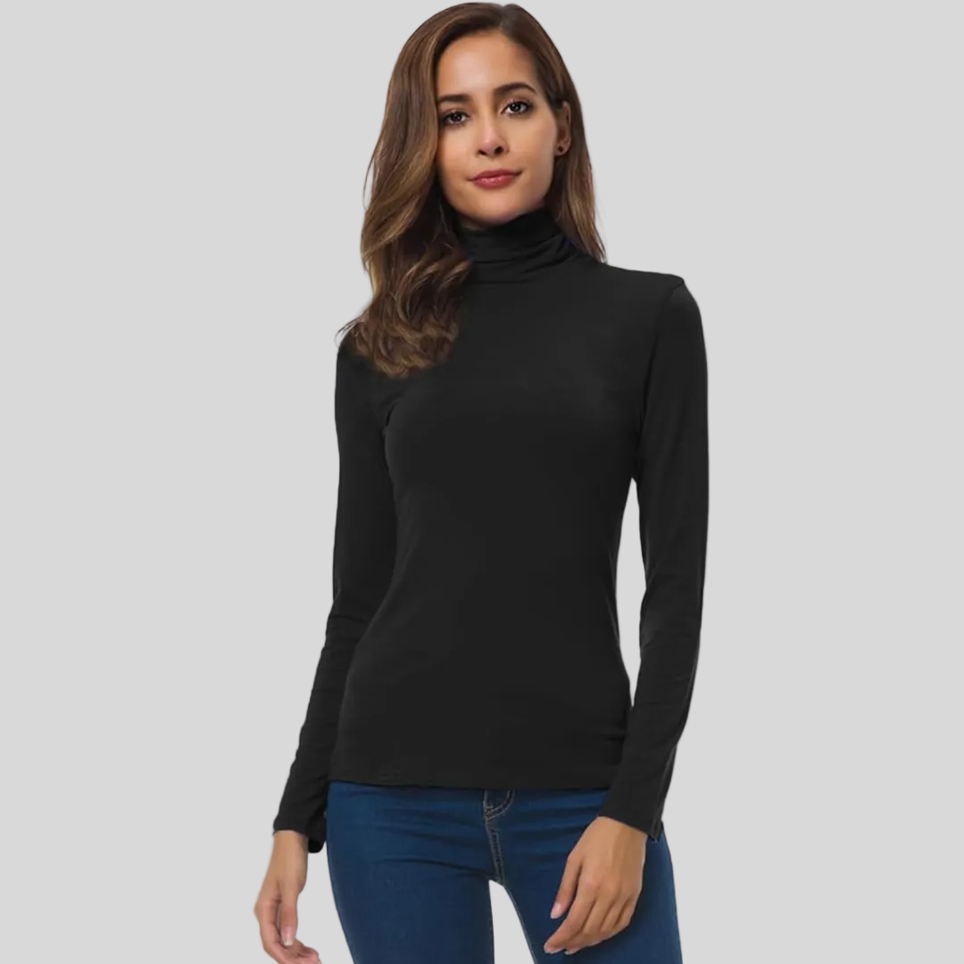 Slim Fit Women's Turtleneck - Petra - Image 14