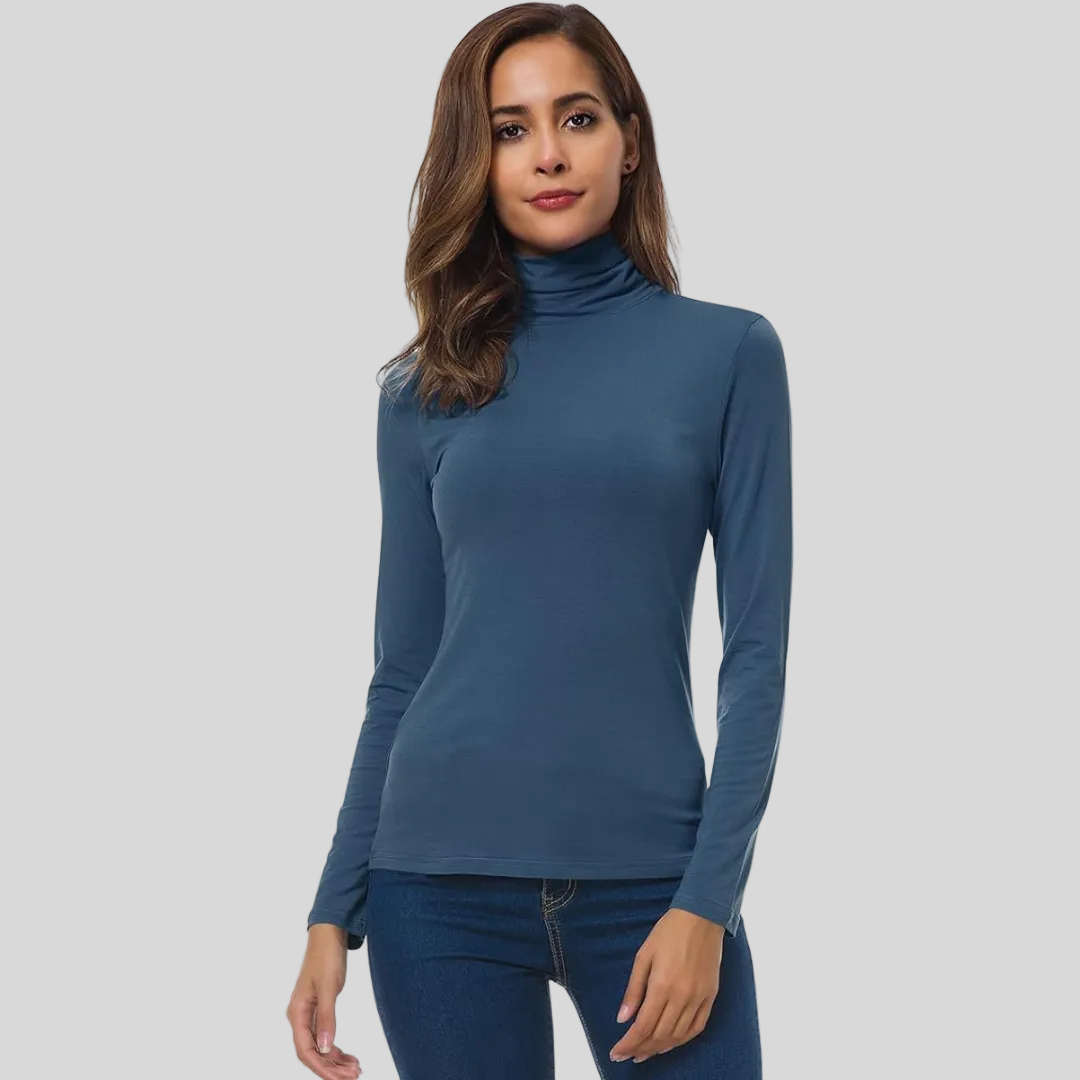 Slim Fit Women's Turtleneck - Petra - Image 9