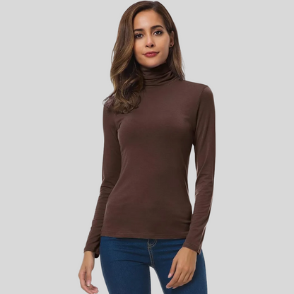Slim Fit Women's Turtleneck - Petra - Image 11