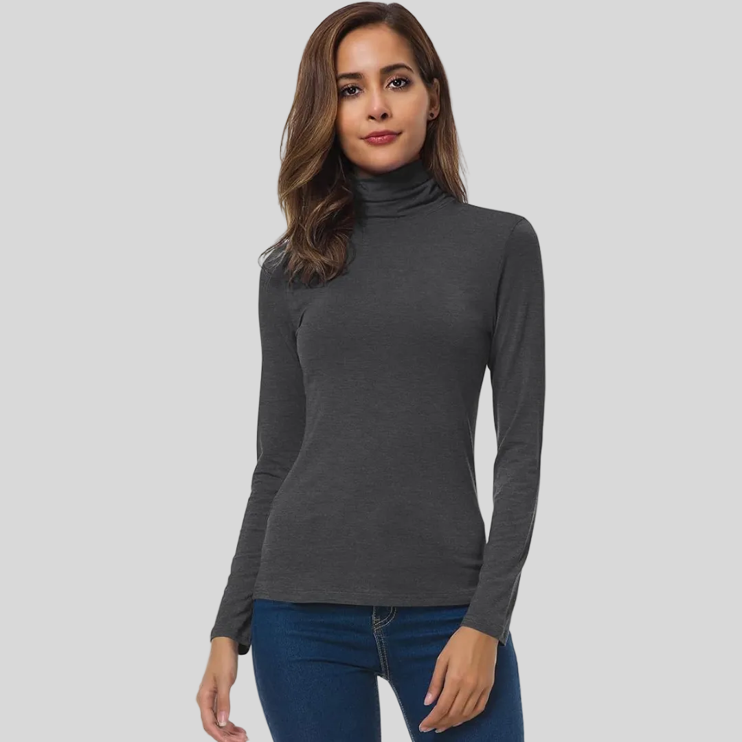 Slim Fit Women's Turtleneck - Petra - Image 8