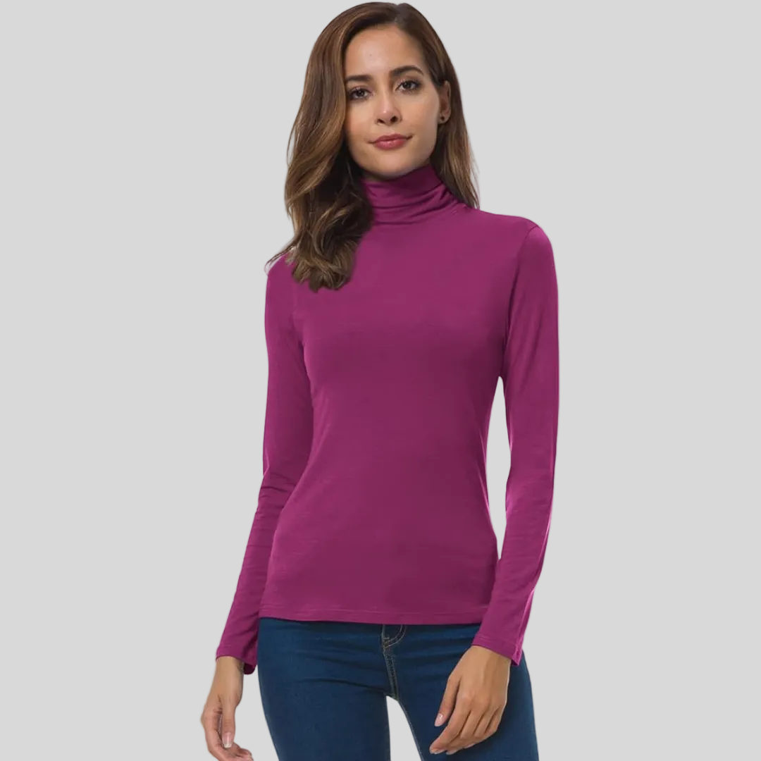 Slim Fit Women's Turtleneck - Petra - Image 5
