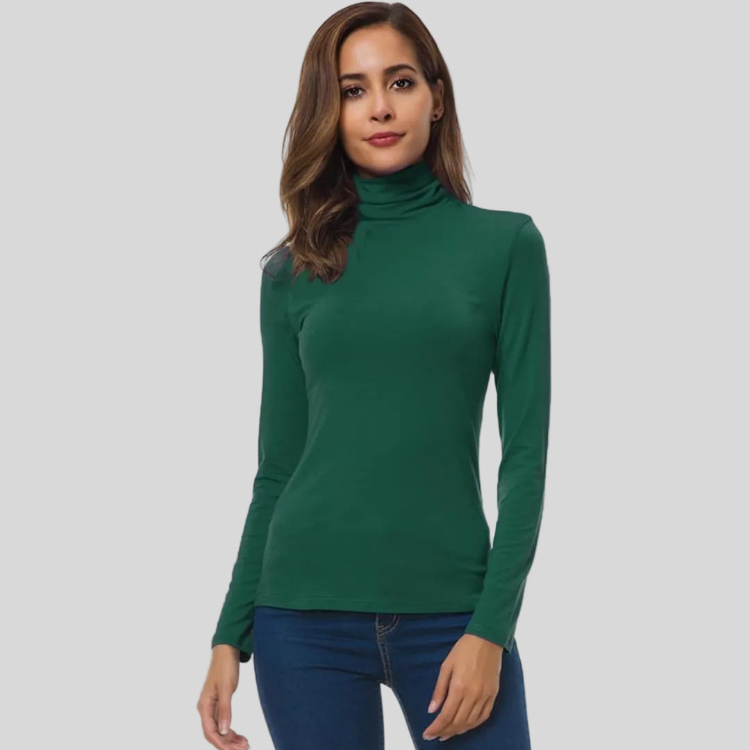 Slim Fit Women's Turtleneck - Petra - Image 6