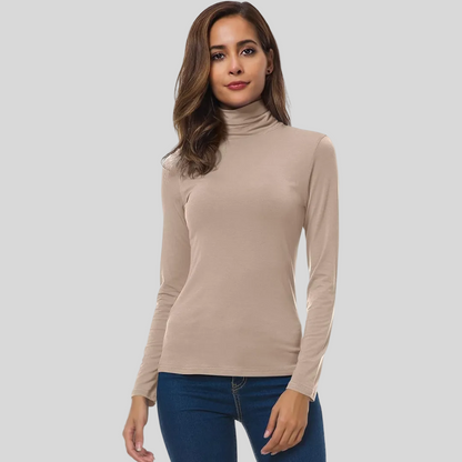 Slim Fit Women's Turtleneck - Petra - Image 10