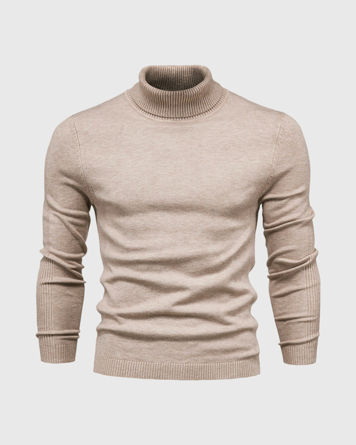 Men’s Knitted Turtleneck Sweater | Warm Winter Roll Neck