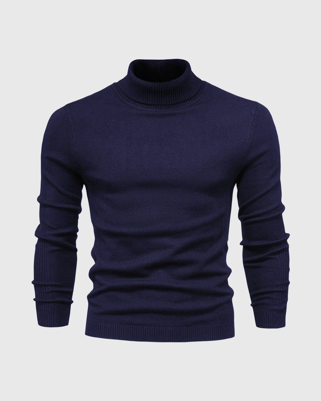 Men’s Knitted Turtleneck Sweater | Warm Winter Roll Neck