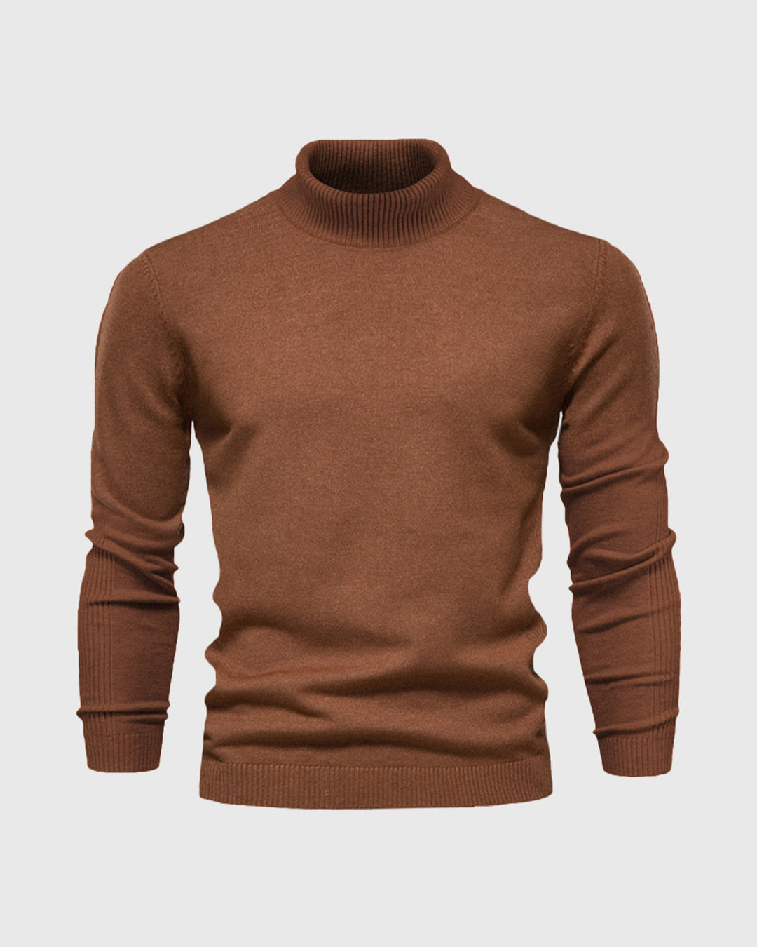 Men’s Knitted Turtleneck Sweater | Warm Winter Roll Neck