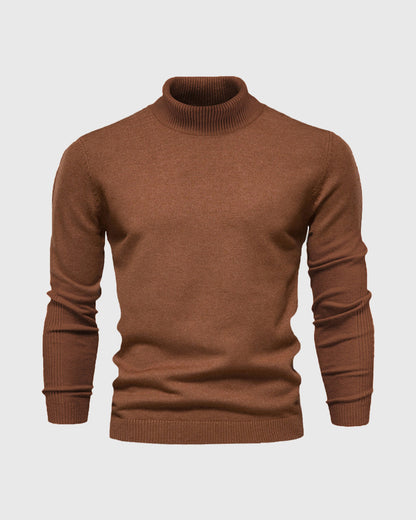 Men’s Knitted Turtleneck Sweater | Warm Winter Roll Neck